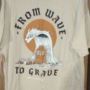 Chomp Tan (From Wave to Grave) Graphic Tee - XXL